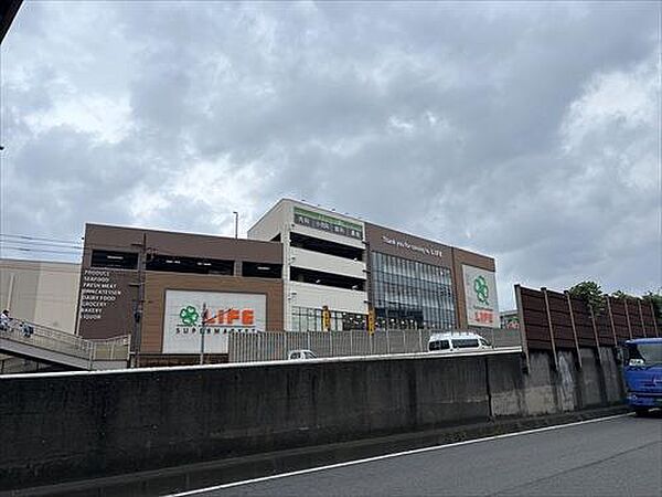 ライフ溝口店（約310m）