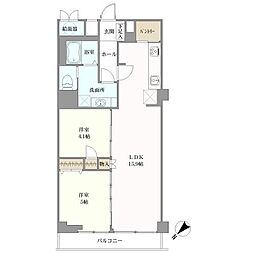ドルミ庚午 2LDKの間取図画像