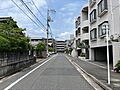 北西側前面道路...