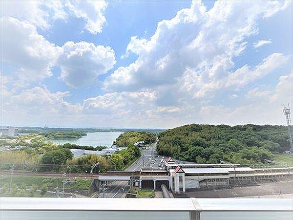 南東側バルコニーからの眺望