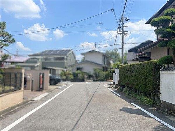 北西側前面道路（2026年7月撮影）-3