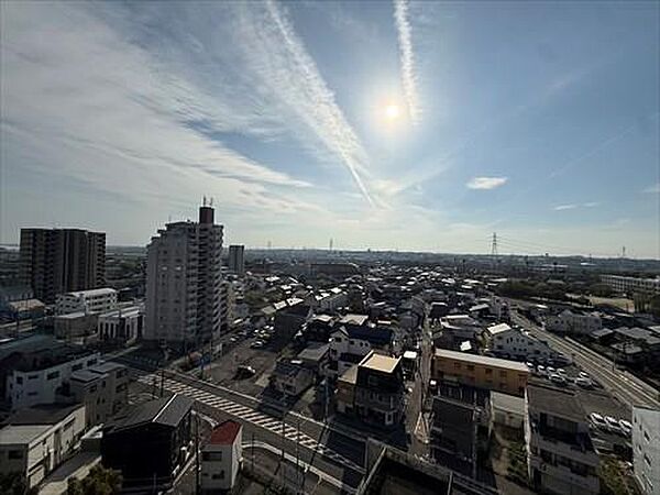 西側バルコニーからの眺望