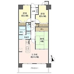 間取図画像 3LDK