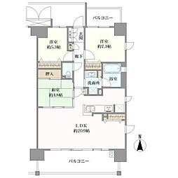 間取図画像 3LDK