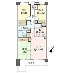 間取図画像 3LDK