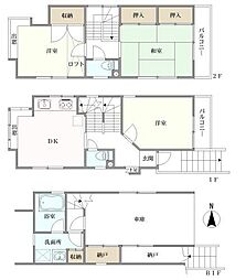 都営浅草線 戸越駅 徒歩9分 3DKの間取り