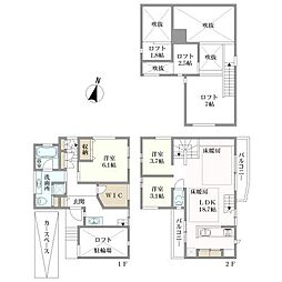 JR京浜東北・根岸線 大森駅 徒歩16分 3LDKの間取り