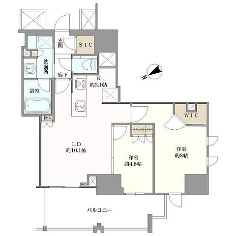 間取り プレミスト中野通り 8階/-