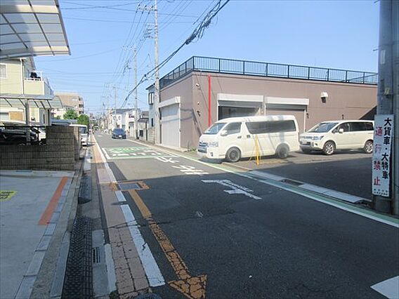 現地（北西側道...