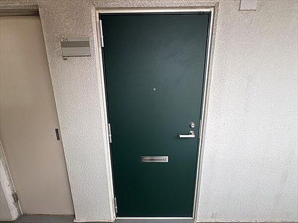 玄関扉（廊下から撮影）