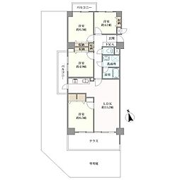 コミュニタス千代が丘 4LDKの間取り