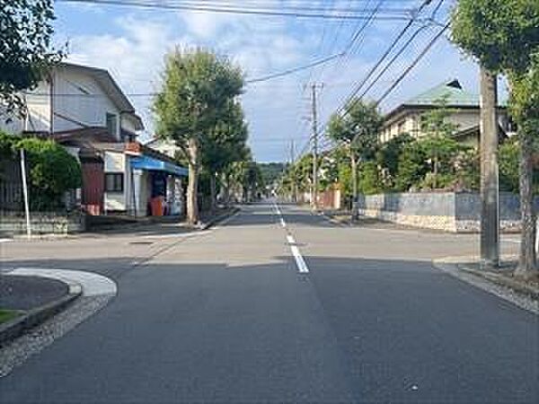 南東側前面道路（2026年7月撮影）