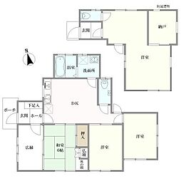 広島県広島市東区福田8丁目 3DKの間取り
