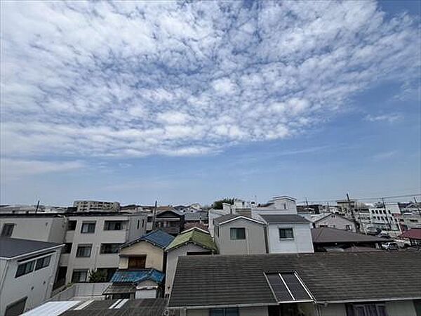 南西向きバルコニーからの眺望