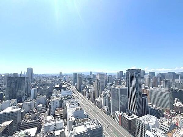 西向きバルコニーからの眺望