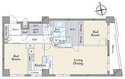 間取図画像 2SLDK