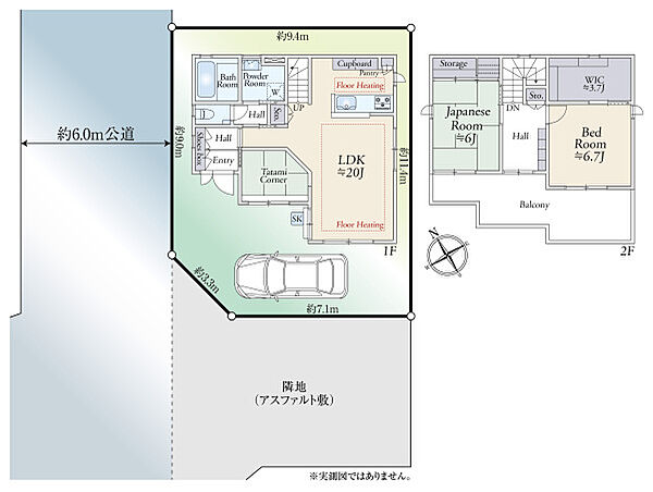 間取りを拡大表示