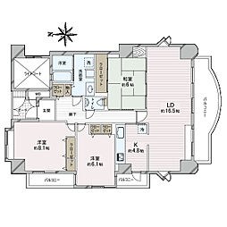 間取図画像 3LDK