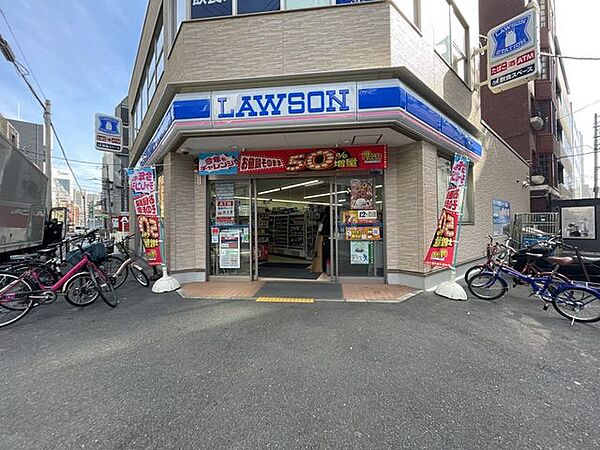 ローソン大阪南船場一丁目店 80m