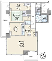 間取図画像 3LDK