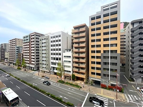 西側バルコニーからの眺望