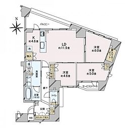 間取図画像 3LDK