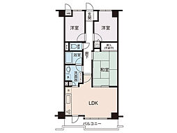 リベルテ南万騎ケ原 3LDKの間取図画像