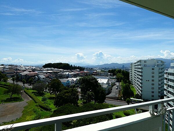 天気の良い日には富士山が見えます！