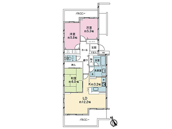 間取りを拡大表示
