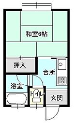 間取図画像 1K