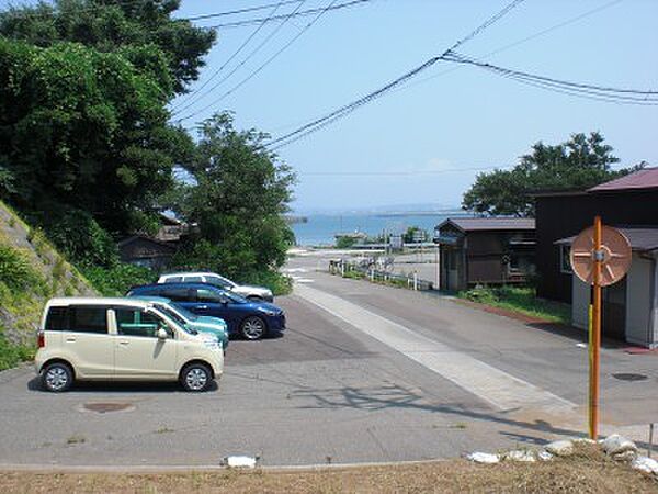 現地から海が見えます