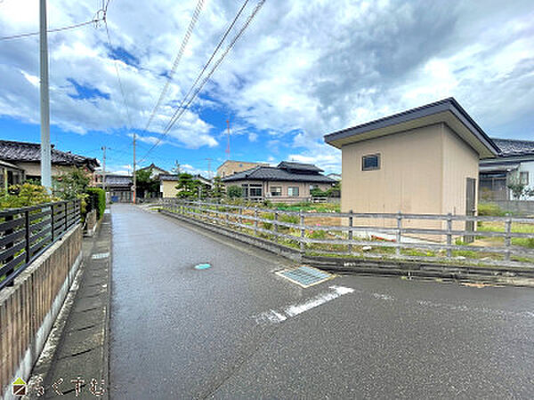 前面道路（南西側：幅員3.9ｍ）