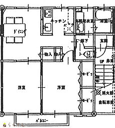 ブロードオーシャン 2DKの間取図画像