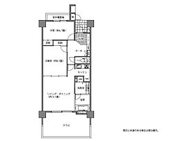 ラ・メルカーサ 2LDKの間取図画像