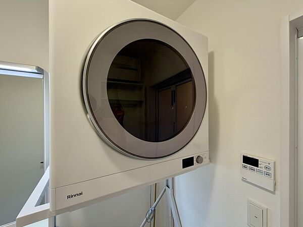 ガス乾燥機・リンナイの乾太くん、売主さまよりご提供、乾きます