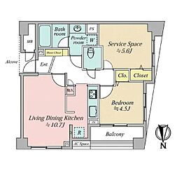 間取図画像 1SLDK