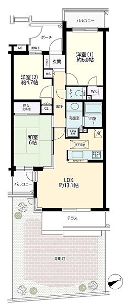 間取り：313004850757