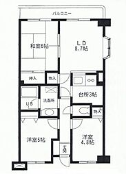 間取図画像 3LDK