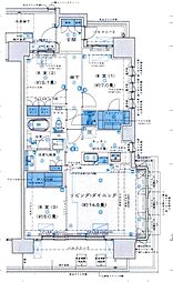 JR南武線 川崎駅 徒歩8分 3LDKの間取り