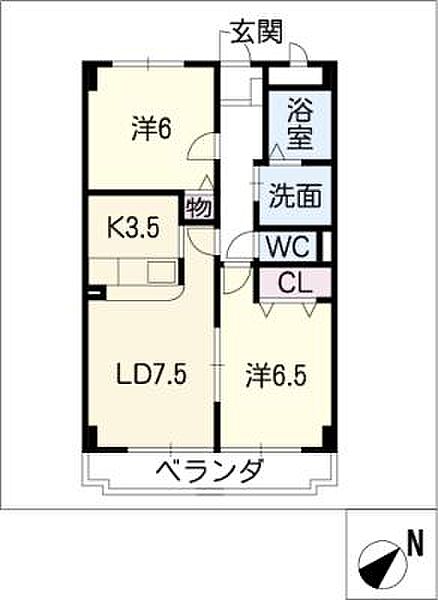 同じ建物の物件間取り写真 - ID:223031650088