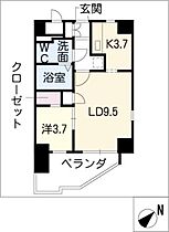 シャトー大豊  ｜ 愛知県豊田市寿町8丁目（賃貸マンション1LDK・10階・41.80㎡） その2