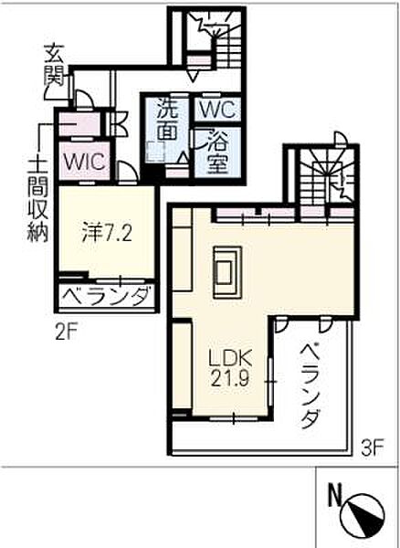 ユートレア　Ｎ棟 ｜愛知県知立市鳥居1丁目(賃貸マンション1LDK・3階・86.70㎡)の写真 その2