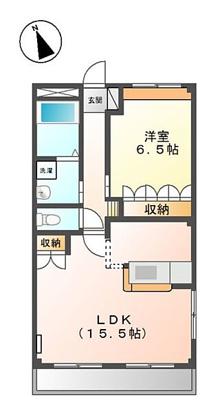 ウィズ宇頭 ｜愛知県岡崎市宇頭町字向山(賃貸アパート1LDK・2階・49.58㎡)の写真 その4