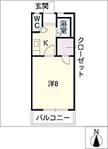 ランドマーク三ノ輪  ｜ 愛知県豊橋市三ノ輪町字本興寺（賃貸アパート1K・2階・23.10㎡） その2