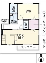 コゥジィーコート  ｜ 愛知県豊橋市牟呂公文町（賃貸アパート1LDK・1階・42.07㎡） その2