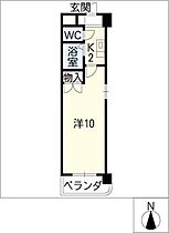 セントラルハイツ旭  ｜ 愛知県岩倉市旭町1丁目（賃貸マンション1K・1階・25.85㎡） その2