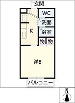 千里夢III  ｜ 愛知県小牧市大字二重堀（賃貸マンション1K・1階・28.10㎡） その2