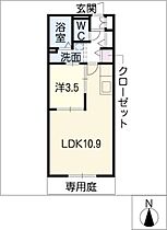 グランドール  ｜ 愛知県小牧市大字北外山（賃貸アパート1LDK・1階・33.12㎡） その2