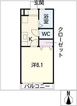 コーポ焼山  ｜ 愛知県東海市名和町焼山（賃貸アパート1K・2階・20.42㎡） その2