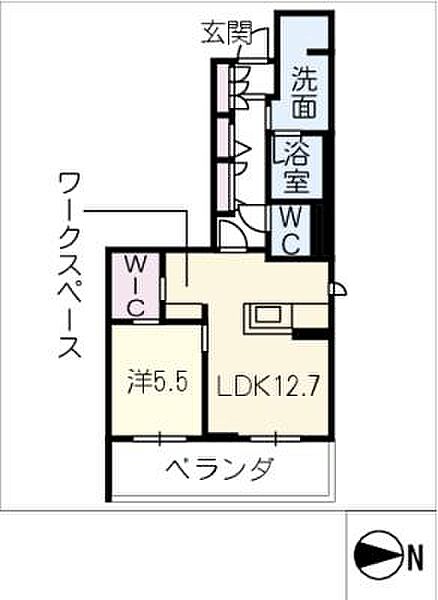 シャーメゾンステージリプルス ｜三重県四日市市中川原1丁目(賃貸マンション1LDK・3階・52.65㎡)の写真 その2